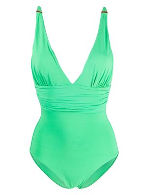 Melissa Odabash maillot de bain Panarea à fronces - Vert