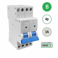 SEP krachtstroom installatieautomaat 3A INS36-4B03 inst. 4p B3 6kA (36mm) 3101644003