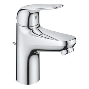 GROHE Swift QuickFix Wastafelkraan - s-size - met trekwaste - chroom 24322001