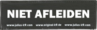 Julius-K9 label - Niet afleiden