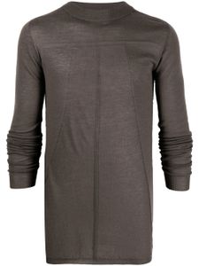 Rick Owens t-shirt à col rond - Marron