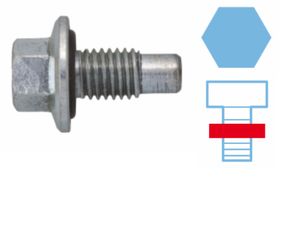 Afsluitschroef, oliepan CORTECO, u.a. für Chevrolet, Vauxhall, Opel, Saab, Buick, Callaway, Cadillac, Ford