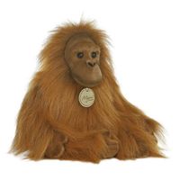 Pluche dieren knuffels orang oetan aap van 28 cm - Knuffel bosdieren - thumbnail