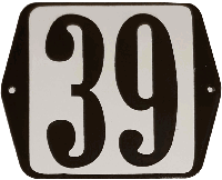 Huisnummer standaard nummer 39 - Warentuin mix