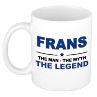 Frans cadeau mok - man myth legend - naam koffiemok - 300 ml - collega - vaderdag