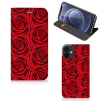 iPhone 12 Mini Smart Cover Red Roses - thumbnail