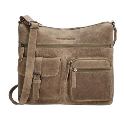 Hide & Stitches Idaho Cross body Shoulder bag-Sand