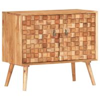 Dressoir 75x35x65 cm massief acaciahout - thumbnail