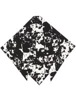Rodebjer écharpe à imprimé abstrait - Noir