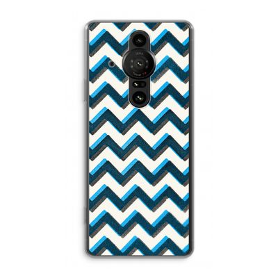 Onderbroken lijn: Sony Xperia Pro-I Transparant Hoesje