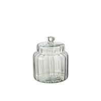 J-Line voorraadpot Elia - glas - transparant - small