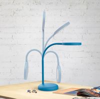 MAUL bureaulamp LED Joy op voet, warmwit licht, athlantic blue - thumbnail