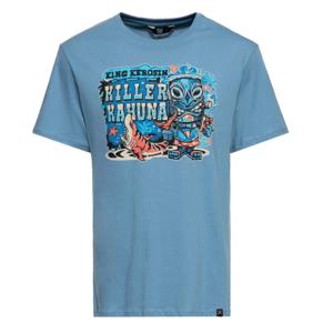 King Kerosin Kahuma T Shirt Smoke Blue-S