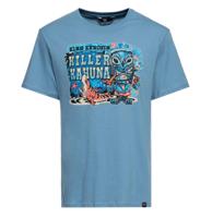 King Kerosin Kahuma T Shirt Smoke Blue-XXL