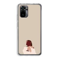 I drink wine: Xiaomi Redmi Note 10 Pro Transparant Hoesje