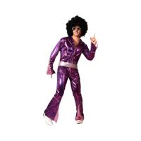 Kostuums voor Volwassenen Fuchsia Disco - Maat: XS/S - Maat: XS/S