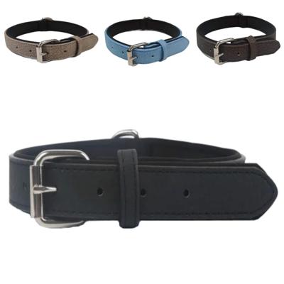 Nobleza Hondenhalsband gevoerd - Vegan leer - 40 cm