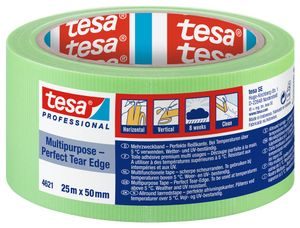 Tesa multifunctionele tape 4621 groen breed 50mm (25mtr)