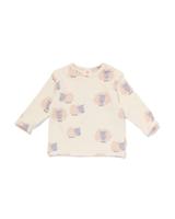 HEMA Newborn T-shirt Schaapjes Gebroken Wit (gebroken wit)