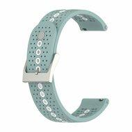 Garmin Forerunner 570 (42mm) / 55 / 245 / 645 - Dot Pattern bandje - Groenblauw