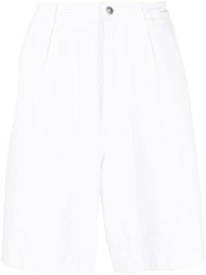 Raf Simons bermuda à lien de resserrage - Blanc