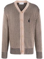 Etudes cardigan Boris en maille nervurée - Noir