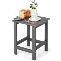 Buitentafel Weerbestendige HDPE Adirondacktafel Vierkante Buitentafel voor Terras Veranda Tuin Eenvoudig Onderhoud & Montage