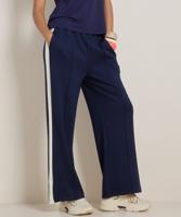 wide fit broek met streep