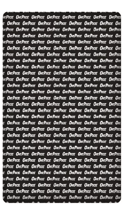 One Piece hoeslaken 90 x 200 cm zwart/wit