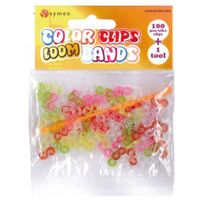 Symex loombandjes Color Clip junior rubber 101 delig - thumbnail
