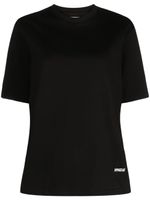 Jil Sander t-shirt en coton à logo imprimé - Noir - thumbnail