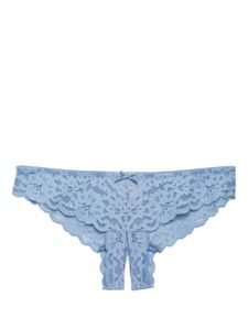 Fleur Du Mal culotte fendue Charlotte - Violet