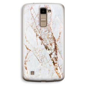 Goud marmer: LG K10 (2016) Transparant Hoesje