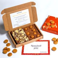 Brownie Sinterklaas box - 6 Brownies - Brievenbus Pakket