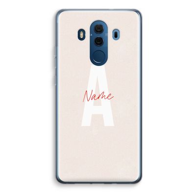 Strawberry Milkshake: Huawei Mate 10 Pro Transparant Hoesje
