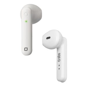 SBS TEEARTWSHOPBTW hoofdtelefoon/headset Draadloos In-ear Sporten Bluetooth Wit