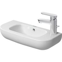 Duravit D Code fontein 50x22cm inclusief kraangat links wit 07065000092