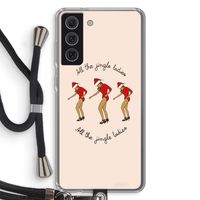 Jingle Ladies: Samsung Galaxy S21 FE Transparant Hoesje met koord