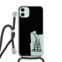 Musketon Painter: iPhone 11 Transparant Hoesje met koord