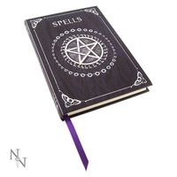 Nemesis Now Spiritueel Notitieboekje Spreukenboek met Pentagram Paars (17,5 x 12,5 cm)