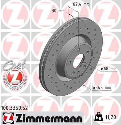 Remschijf SPORT REMSCHIJF COAT Z 100335952