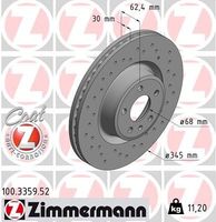Remschijf SPORT REMSCHIJF COAT Z 100335952 Remschijf SPORT REMSCHIJF COAT Z 100335952