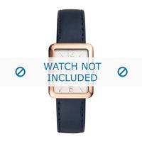 Horlogeband Fossil ES4158 Leder Blauw 18mm