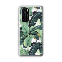 Bananenbladeren: Huawei P40 Transparant Hoesje