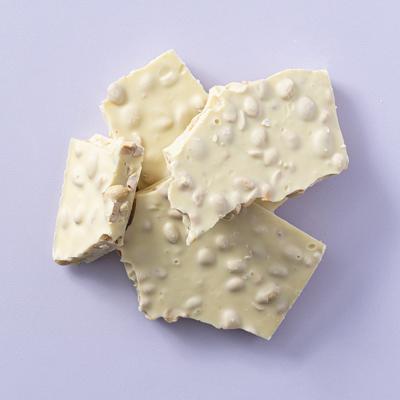 Chocolade pinda breekplaat wit brokken 400 gram