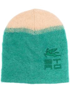 ETRO bonnet à logo brodé - Vert