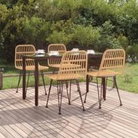 5-delige Tuinset poly rattan