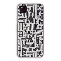 Moroccan Print: Google Pixel 4a 5G Transparant Hoesje