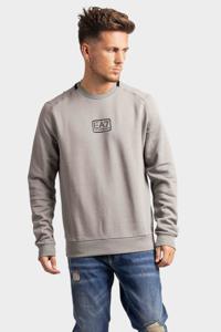 EA7 Emporio Armani Chest Logo Sweater Heren Grijs - Maat XS - Kleur: Grijs | Soccerfanshop