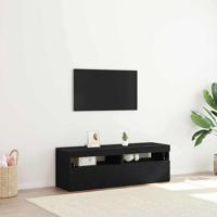 TV-kast 2 pcs Zwart 60 x 35 x 40 cm Bewerkt hout